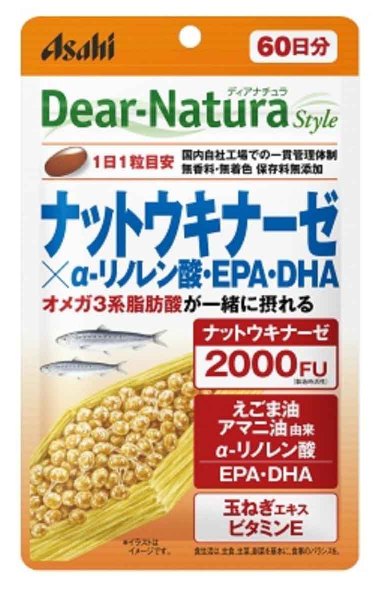 ナットウキナーゼ×α-リノレン酸・EPA・DHA