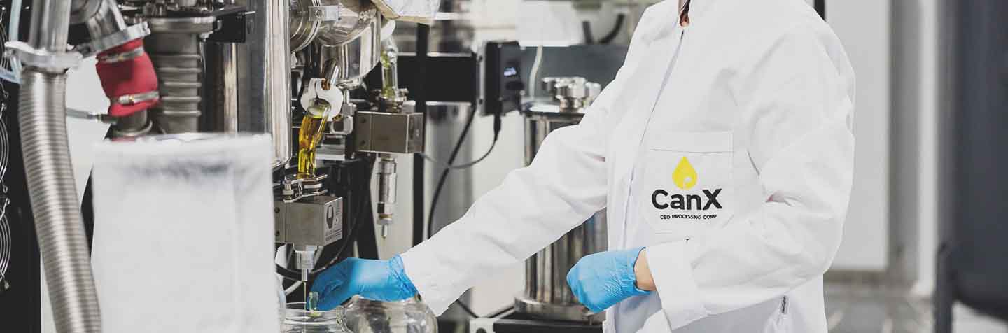 CanX CBD Japan合同会社の原料麻抽出粉末、商品名CBDアイソレート結晶粉末