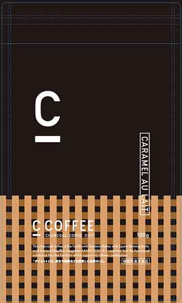 C COFFEE CHARCOAL COFFEE DIET CARAMEL AU LAIT(シーコーヒー チャコールコーヒーダイエット キャラメルオレ)