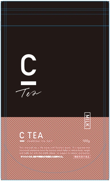 C TEA CHARCOAL TEA DIET MILK TEA(シ－ティー チャコールティーダイエット ミルクティー)