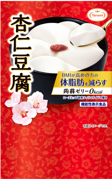 Tarami(タラミ) 体脂肪を減らす 蒟蒻ゼリー 0kcal(キロカロリー)杏仁豆腐