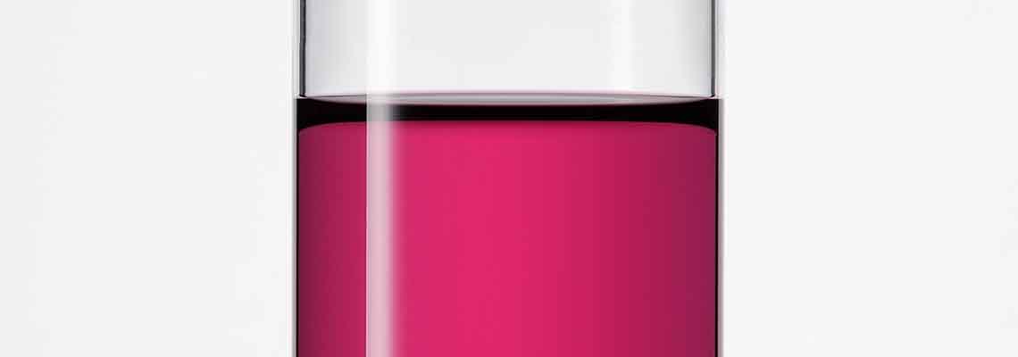 ヤヱガキ醗酵技研株式会社の原料着色料製剤　クチナシ赤色素製剤、商品名ガーデニアレッドRFSP