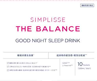 SIMPLISSE THE BALANCE GOOD NIGHT SLEEP DRINK(シンプリス ザ バランス グッドナイト スリープ ドリンク)