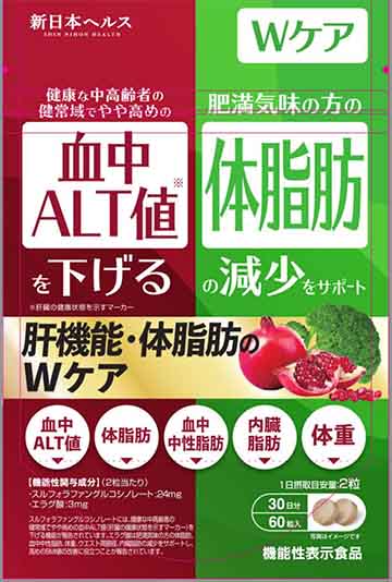 肝機能・体脂肪のWケア