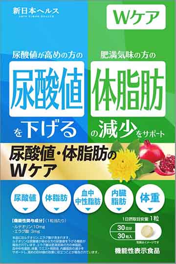 尿酸値・体脂肪のWケア